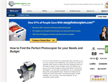 Tablet Screenshot of easyphotocopiers.com
